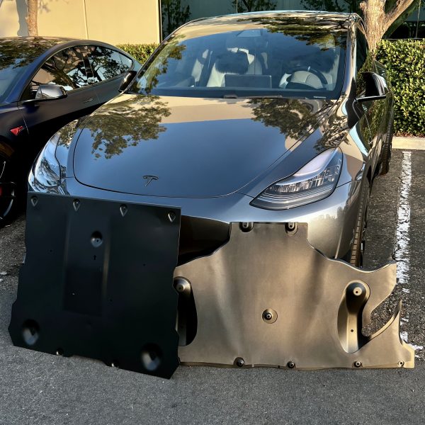 2020+ | Model Y Skid Plates - Hydro-formed Aluminum with Road Noise Reducing Urethane Supply - Image 5